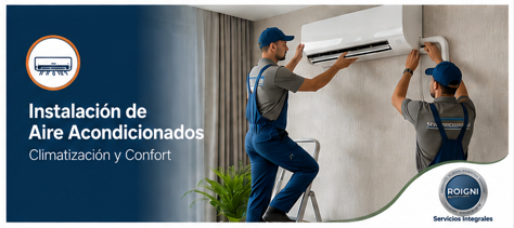 Instalación y mantención de aire acondicionado ROIGNI